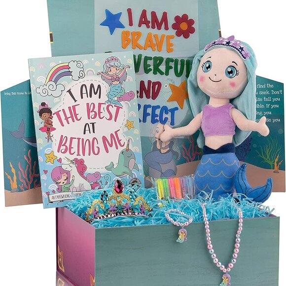 The Memory Building Company Toy - Large Mermaid Surprise Box - Picture 1 of 8